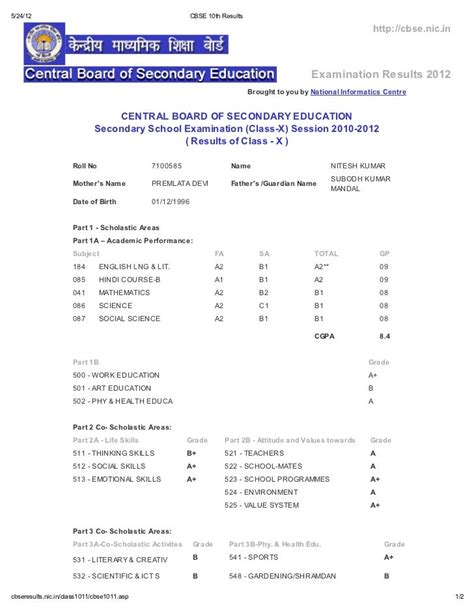 cbse result 2013 class 10
