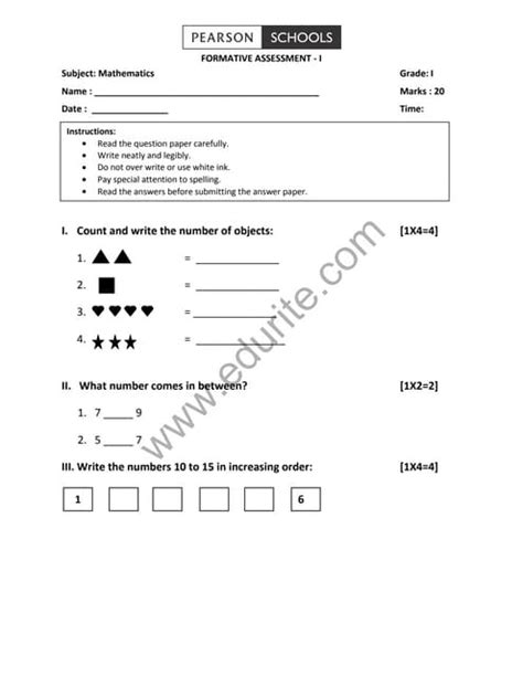 Cbse Ukg Question Paper