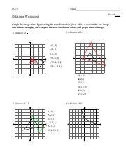 CC7 8 Dilations Worksheet Answer Key