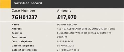 ccj reference number