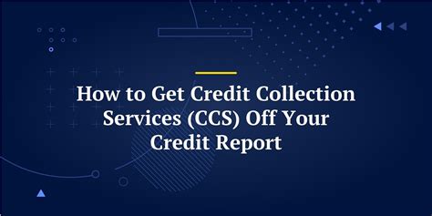 ccs credit collection services website