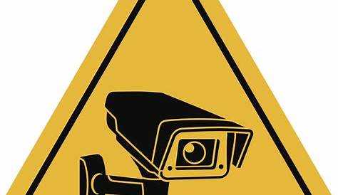 Cctv Camera Surveillance Logo Or Security Monitoring Vector