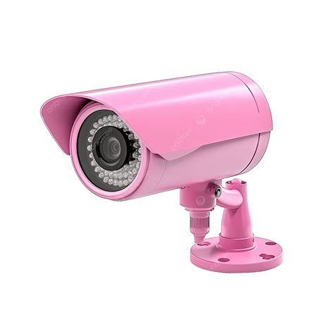Cctv Camera Pink Image