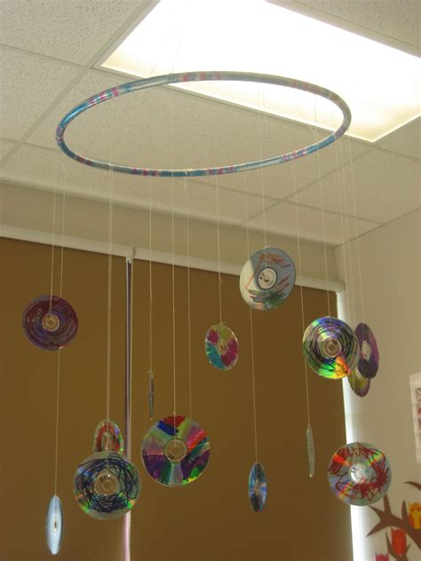 CD Mobile Art DIY