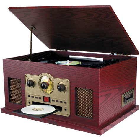Hifi Turntable Vinyl LP/3 CD Player/Dual cassette Recorder record/AM/FM radio eBay