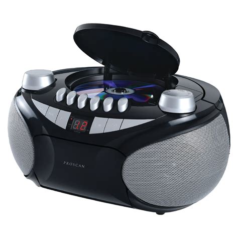 Portable Stereo CD Player with AM/FM Radio and Cassette Player/Recorder