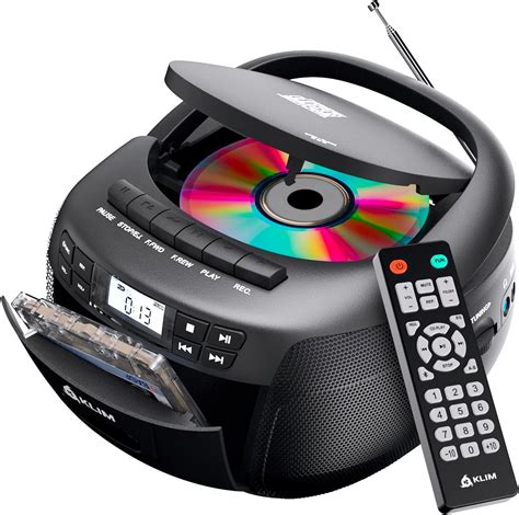 JENSEN CD545 Portable Stereo CD Player with Cassette Recorder and AM