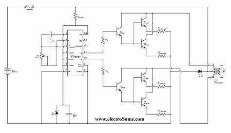 Cd4047 Inverter Circuit Diagram 100W With IC 4047 ELECTRONICS SOLUTION