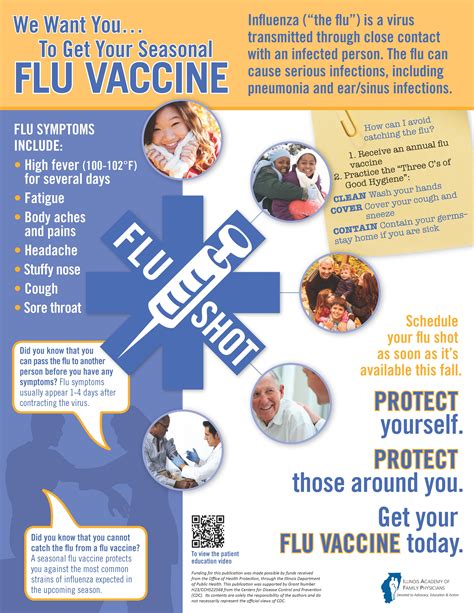 cdc influenza vaccine handout