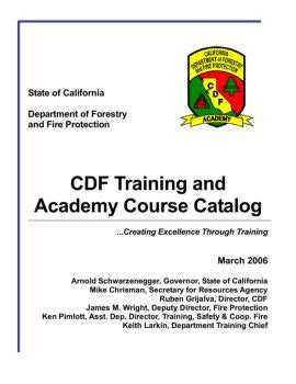cdf training course
