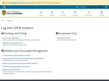 cdfw webgrants portal