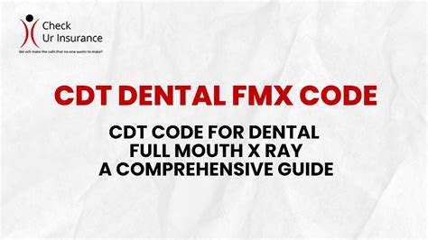 Cdt Code For Fmx