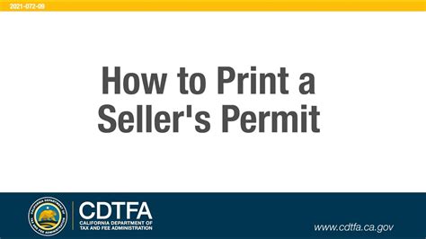 cdtfa verify seller's permit