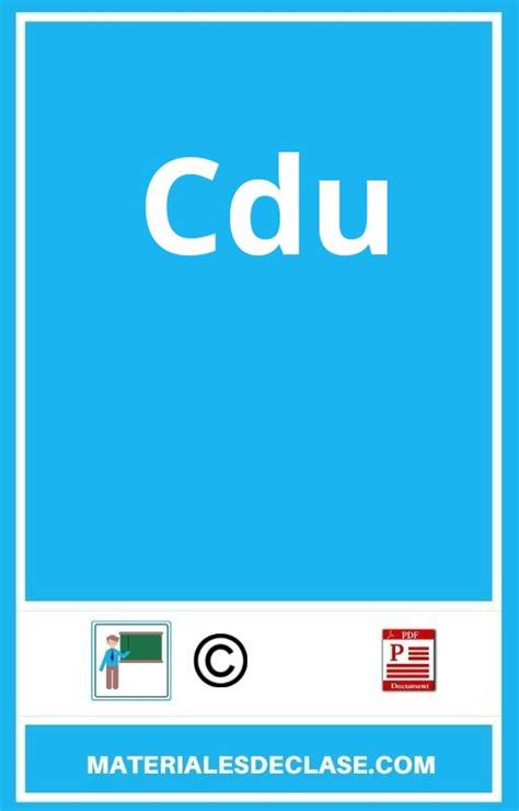 cdu online pdf