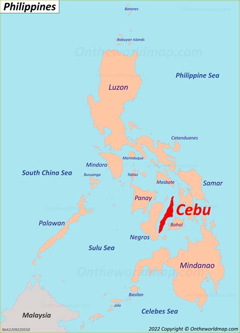 Cebu Philippines Map
