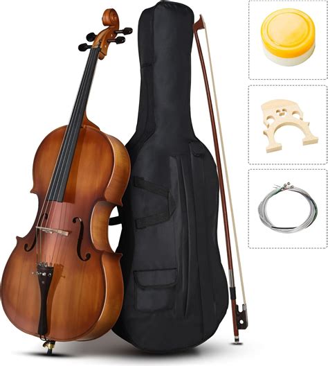 Mendini By Cecilio Cello Musical Instrument For Kids & Adults