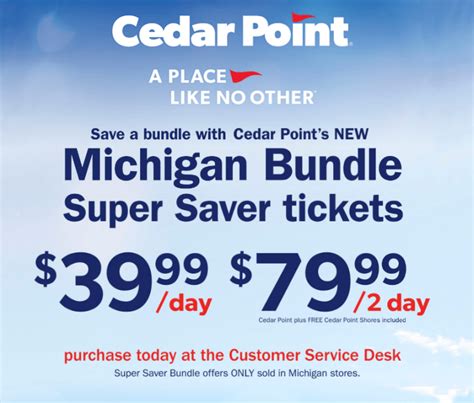 Discount Cedar Point Tickets at Meijer! Free Tastes Good!