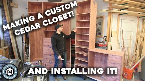 Cedar Closet Installation