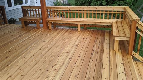 cedar deck color