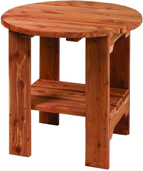 Cedar Side Table Outdoor