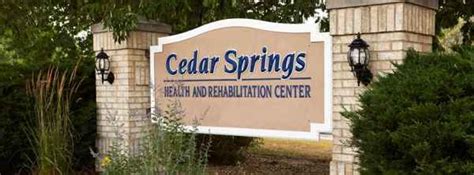 cedar springs health and rehab