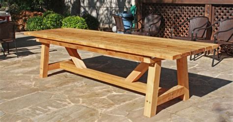 Cedar Tables Outdoor