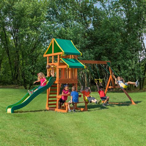 Cedar Wood Swing Set