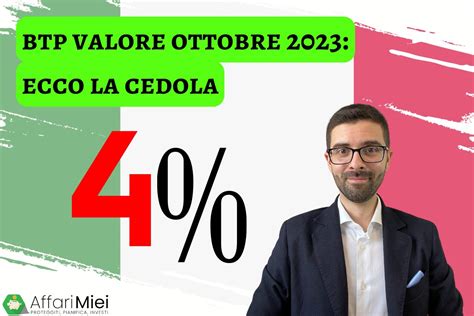 cedole btp valore ottobre 2023