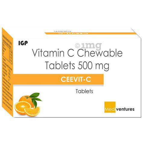 Ceevit Vitamin C Chewable Tablets