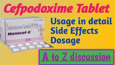 Cefpodoxime Side Effects: What You Need to Know