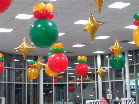 Ceiling Christmas Balloon Decor