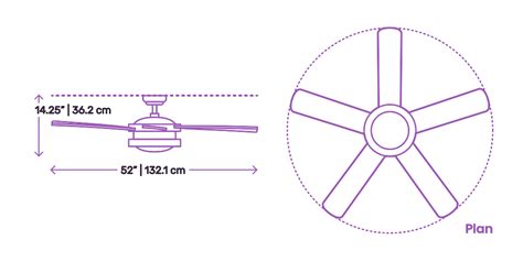Ceiling Fan Dimensions
