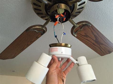 Ceiling Fan Light Fixture Replacement