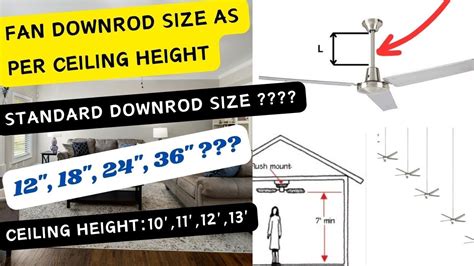 Ceiling Fan Rod Size