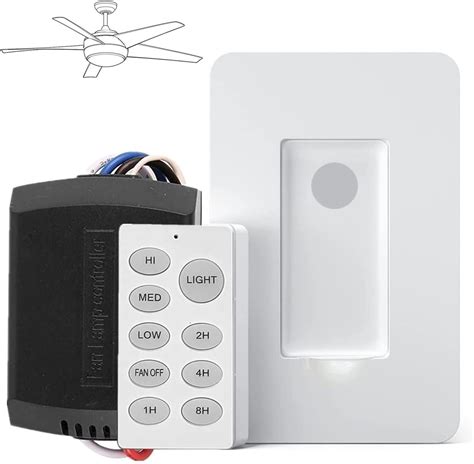 Ceiling Fan With Remote And Wall Control