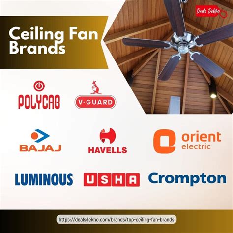 Ceiling Fans Brands Name