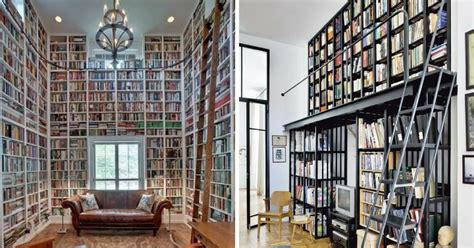 Ceiling High Bookshelves