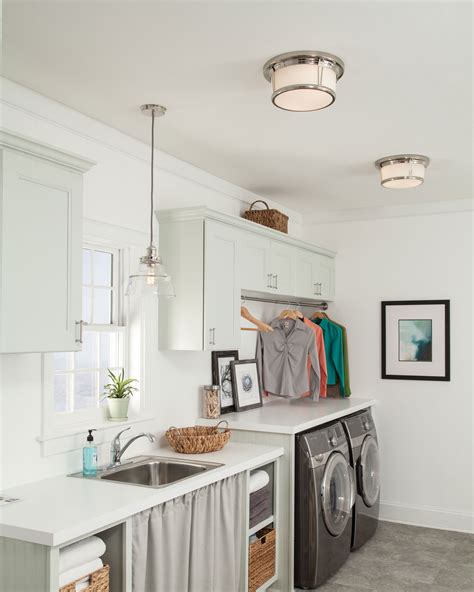 Ceiling Light Fixture Laundry Room