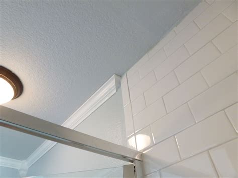 Ceiling Trim In Shower