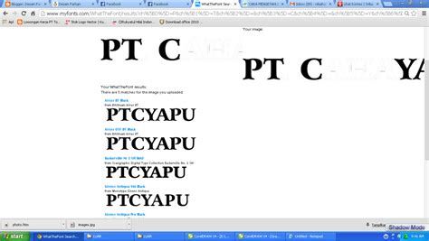cek font dari gambar Indonesia