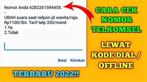 4 Cara Cek Nomor Telkomsel Dengan Mudah & Cepat