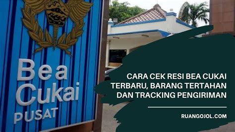 cek pajak bea cukai