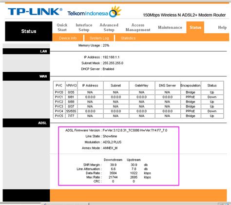 Cek Status Jaringan