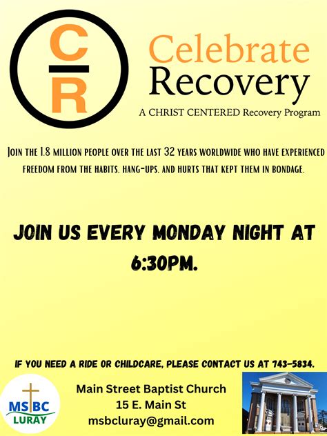 Celebrate Recovery Program: Transforming Lives Through Faith and Fellowship