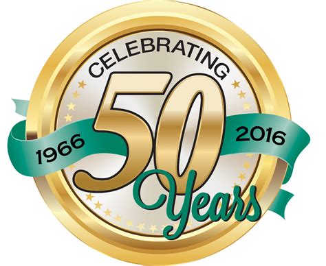 celebrating 50 years logo png