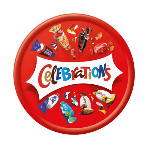 celebrations chocolate box tub 600g