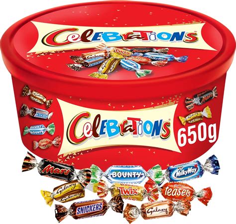 celebrations chocolate tub 650g