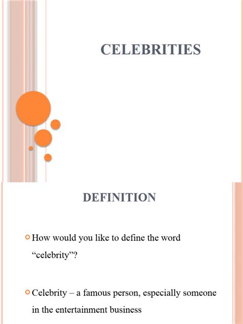 Top 5 Criteria That Define a Celebrity Status