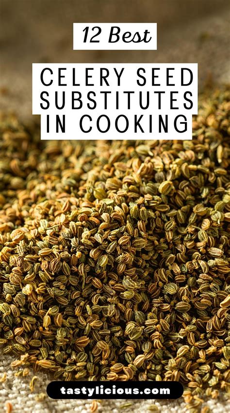 Celery Seed Instead Of Celery