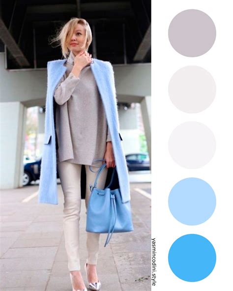 Celeste Y Gris Combinan